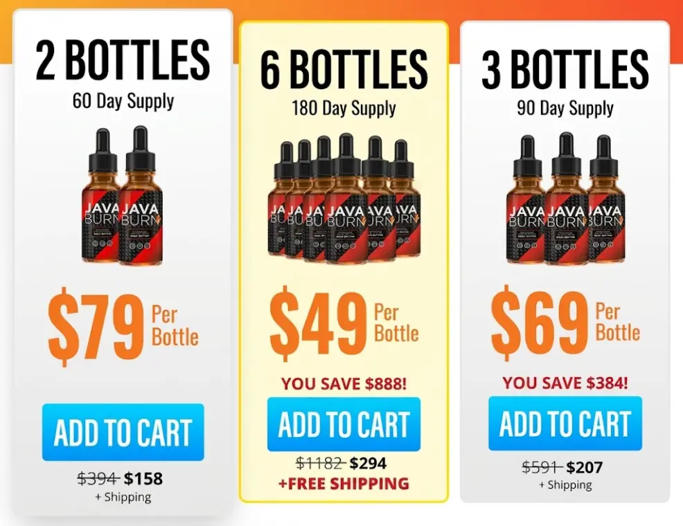 Java Burn package offer